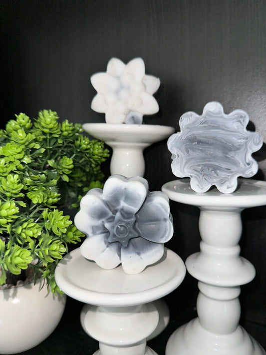 SOLD OUT!!! Lavender Charcoal Citrus Bliss Flower Soap