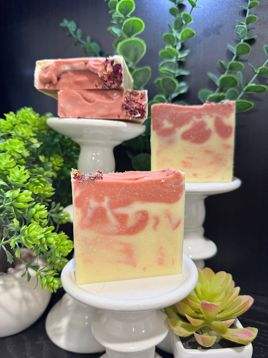 Lemon Rose Silk Soap